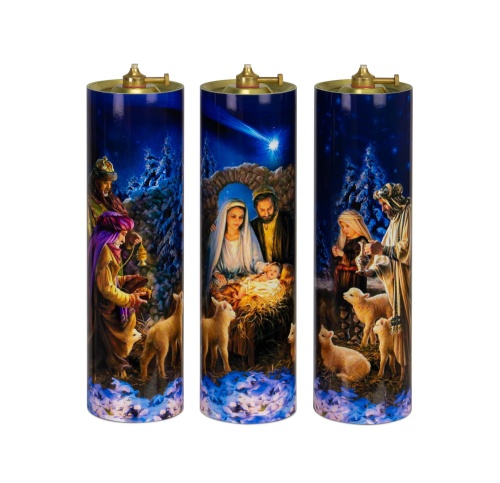 Tryptyk bożonarodzeniowy - zestaw świec adwentowych