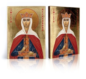Ikona religijna Święta Aleksandra 