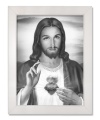 Obraz religijny Najświętsze Serce Jezusa w białej ramie