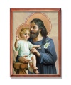Obraz religijny Święty Józef w ramie drewnianej