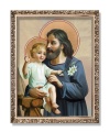Obraz religijny Święty Józef w ramie ornamentowej