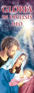 Baner na Boże Narodzenie, Gloria in Excelsis Deo 75x200 cm