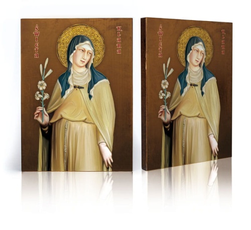 Ikona religijna Święta Klara
