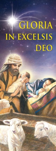 Baner na Boże Narodzenie, Gloria in Excelsis Deo 75x200 cm