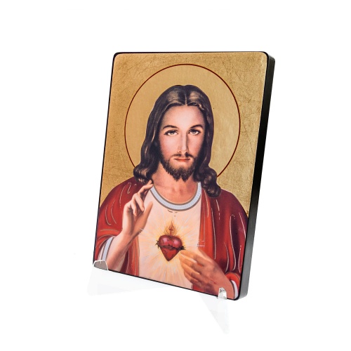 Najświętsze Serce Jezusa Chrystusa - ikona naklejana