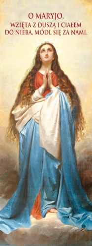 Baner religijny Wniebowzięcie Najświętszej Maryi Panny 75x200cm
