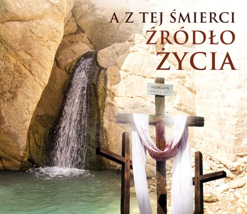 Tło do Grobu Pańskiego, źródło życia 150x130cm