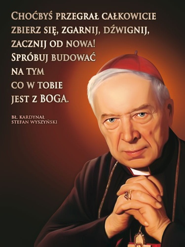 Baner Kardynał Stefan Wyszyński 75x100cm