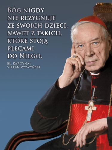 Baner Kardynał Stefan Wyszyński 75x100cm