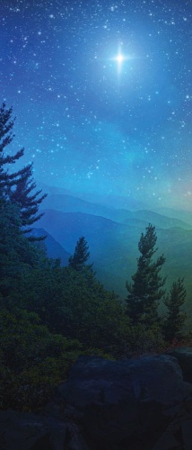 Tło do szopki, Gwiazda Betlejemska 150/350cm