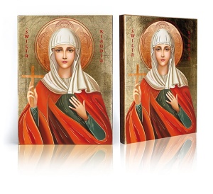 Ikona religijna Święta Klaudia
