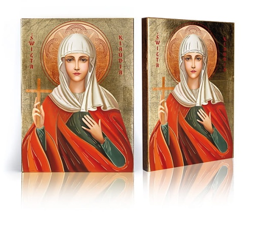 Ikona religijna Święta Klaudia