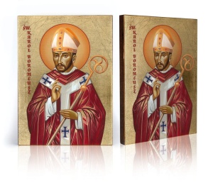Ikona religijna Święty Karol Boromeusz 