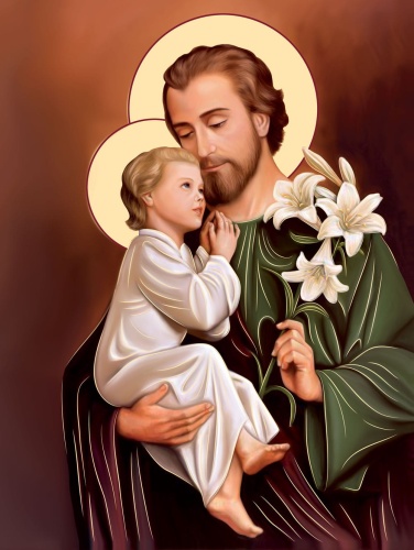 Plakat religijny Święty Józef