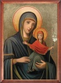 Obraz religijny Święta Anna z Matką Bożą w ramie drewnianej