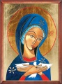 Obraz religijny Pneumatofora - Matka Boża niosąca Ducha Świętego w ramie drewnianej