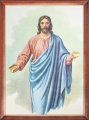 Obraz religijny Jezus Chrystus w ramie drewnianej