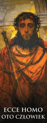 Baner na Wielki Post "Ecce Homo - Oto Człowiek" 50x130cm