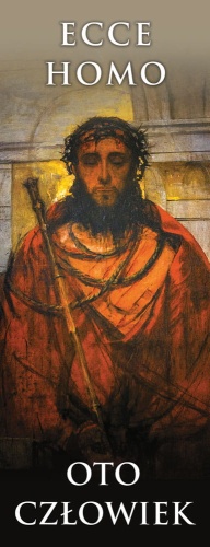 Baner na Wielki Post "Ecce Homo - Oto Człowiek" 50x130cm