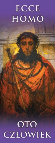 Baner na Wielki Post "Ecce Homo - Oto Człowiek" 50x130cm