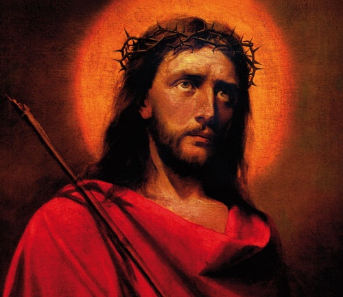 Tło do Ciemnicy, Jezus Chrystus 150x130cm