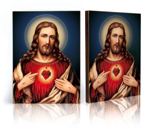 Ikona religijna Serce Jezusa Chrystusa
