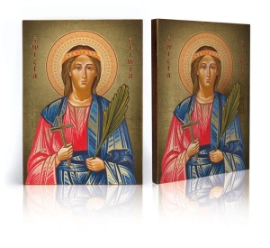 Ikona religijna Święta Oliwia