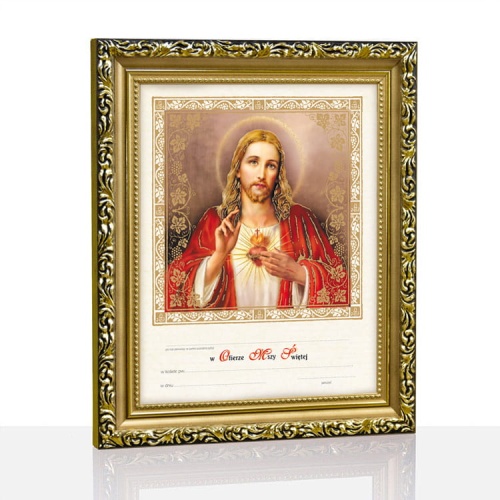 Pamiątka Pierwszej Komunii Świętej - Najświętsze Serce Jezusa Chrystusa