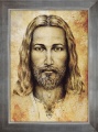Obraz religijny Jezus Chrystus w ramie srebrnej
