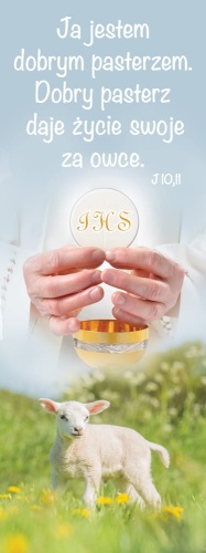 Baner religijny " Ja jestem dobrym pasterzem"