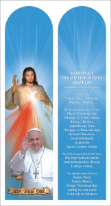 Zakładki - Jezus Miłosierny, Papież Franciszek