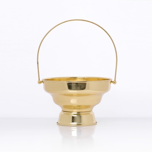 Miska do wody święconej, mosiężna.jpg