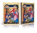Ikona religijna Święty Akwil i Pryska