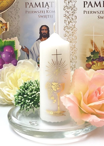 Świeca na stół komunijny
