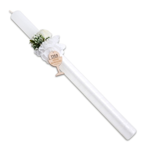 Świeca komunijna personalizowana