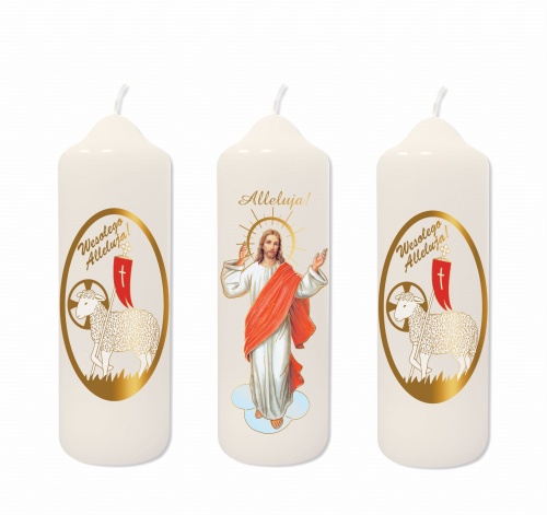 Zestaw świec na Wielkanoc