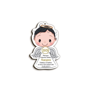 Podziękowanie dla gości magnes, komunia + personalizacja 