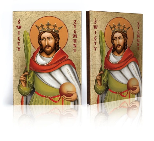 Ikona  religijna Święty Zygmunt