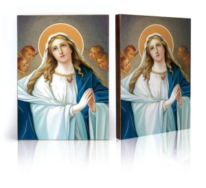 Ikona religijna Matka Boża, Anioły 