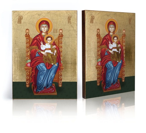 Ikona  religijna Matka Boża Tronująca