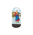 Święty Krzysztof  - samoprzylepna figurka do samochodu