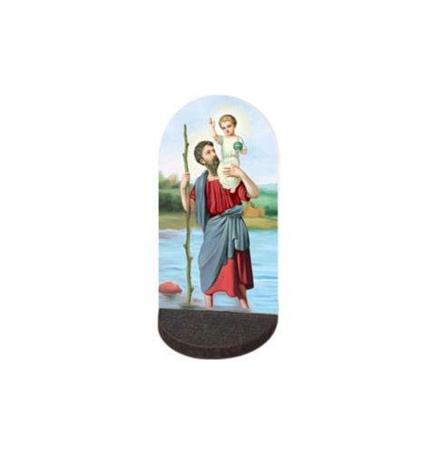 Święty Krzysztof  - samoprzylepna figurka do samochodu