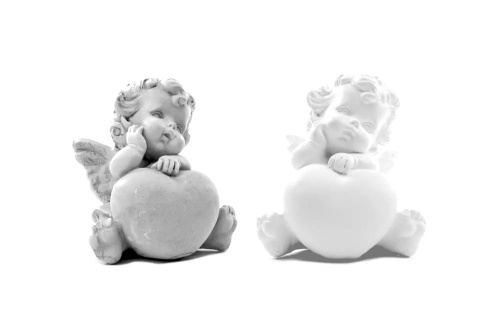 Aniołek z serduszkiem 6,5cm