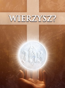 Baner na Boże Ciało, "Wierzysz ?" 75x100 cm