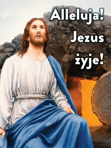 Baner na Wielkanoc "Alleluja! Jezus żyje!"
