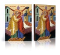 Ikona Święta Anna i Święty Joachim, rodzice Matki Bożej
