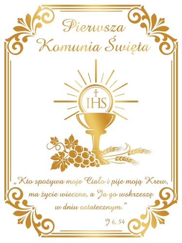 Baner na Pierwszą Komunię Świętą "Pierwsza Komunia Święta "