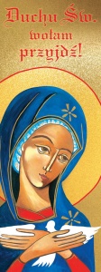 Baner religijny - Pneumatofora - Duchu Św. wołam Przyjdź! 75x200 cm