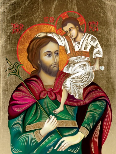 Plakat Religijny  Święty Krzysztof
