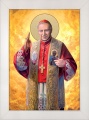 Obraz religijny Błogosławiony Kardynał Wyszyński w białej ramie